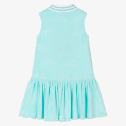 A Dee-Girls Aquatic Blue Terry Dress | Childrensalon Outlet