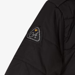 A Dee-Girls Black Puffer Coat | Childrensalon Outlet