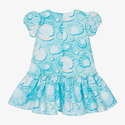 A Dee-فستان لون أزرق تركواز فاقع | Childrensalon Outlet