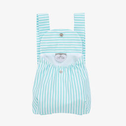 A Dee-Girls Blue Striped Backpack (20cm) | Childrensalon Outlet
