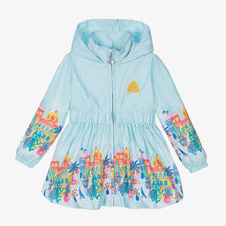 A Dee-Голубое пальто с капюшоном | Childrensalon Outlet