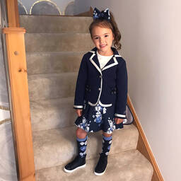 A Dee-Сине-белая юбка для девочек | Childrensalon Outlet