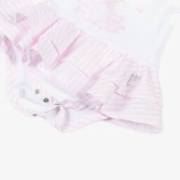 A Dee-جمبسوت قطن ناعم للبنات مزين بأرنب | Childrensalon Outlet