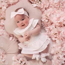 A Dee-جمبسوت قطن ناعم للبنات مزين بأرنب | Childrensalon Outlet