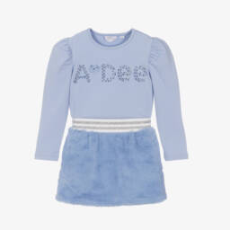 A Dee-Girls Faux Fur Skirt Ensemble | Childrensalon Outlet