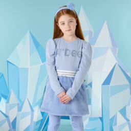 A Dee-Girls Faux Fur Skirt Ensemble | Childrensalon Outlet