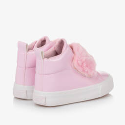A Dee-Girls Glossy Pink High Tops | Childrensalon Outlet