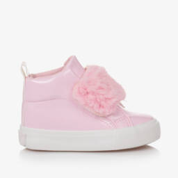 A Dee-Girls Glossy Pink High Tops | Childrensalon Outlet