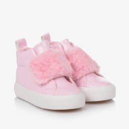 A Dee-Girls Glossy Pink High Tops | Childrensalon Outlet