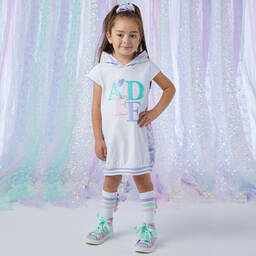 A Dee-Girls Green & Pink High-Top Trainers | Childrensalon Outlet
