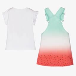 A Dee-Топ и зеленый арбузный сарафан | Childrensalon Outlet