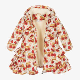 آدي-معطف مبطن لون عاجي للبنات | Childrensalon Outlet