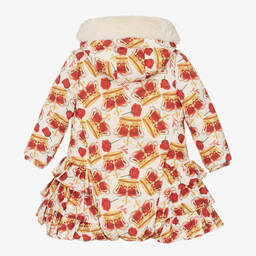 آدي-معطف مبطن لون عاجي للبنات | Childrensalon Outlet