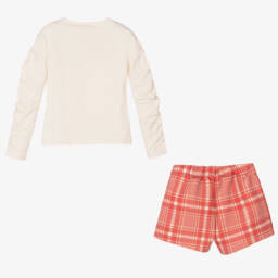 A Dee-Топ и красные шорты в клетку | Childrensalon Outlet