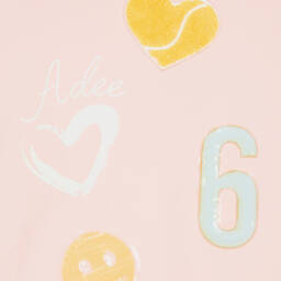 A Dee-Girls Pink Cotton Jersey Hooded Dress | Childrensalon Outlet