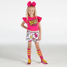 A Dee-Розовая хлопковая футболка для девочек | Childrensalon Outlet