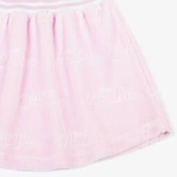 A Dee-Girls Pink Cotton Towelling Ensemble | Childrensalon Outlet