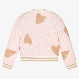 A Dee-Girls Pink Faux Fur Zip-Up Top | Childrensalon Outlet