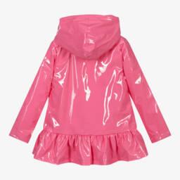 A Dee-Girls Pink Hooded Raincoat | Childrensalon Outlet