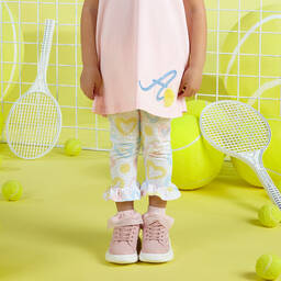 A Dee-Girls Pink Knitted Frilly Socks | Childrensalon Outlet