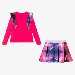 آدي-طقم تنورة لون زهري وبنفسجي | Childrensalon Outlet