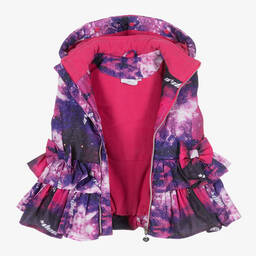 A Dee-Girls Pink & Purple Space Gilet | Childrensalon Outlet