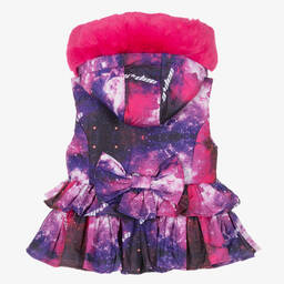 A Dee-Girls Pink & Purple Space Gilet | Childrensalon Outlet