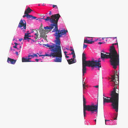 A Dee-Girls Pink & Purple Tracksuit | Childrensalon Outlet
