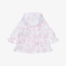 A Dee-Пальто для девочек розовое и белое с зайчиком | Childrensalon Outlet