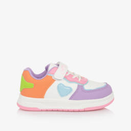 A Dee-Girls Purple White Panel Sneakers | Childrensalon Outlet
