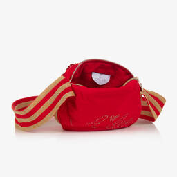 A Dee-Girls Red & Gold Sequin Bag (18cm) | Childrensalon Outlet