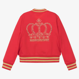 A Dee-Girls Red Sequin Zip-Up Top | Childrensalon Outlet