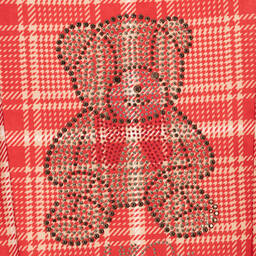 آدي-جاكيت بلايزر تارتان لون أحمر للبنات | Childrensalon Outlet