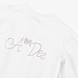 A Dee-Girls Soft White Knit Cardigan | Childrensalon Outlet