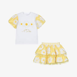 A Dee-Girls Sunny Floral Skirt Duo | Childrensalon Outlet