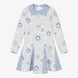 A Dee-Girls Two-Tone Jersey Dress | Childrensalon Outlet
