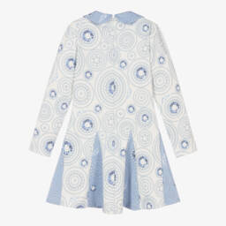 A Dee-Girls Two-Tone Jersey Dress | Childrensalon Outlet