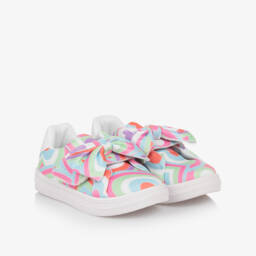 A Dee-Яркие кроссовки на липучках с сердечками для девочек | Childrensalon Outlet
