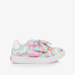 A Dee-Яркие кроссовки на липучках с сердечками для девочек | Childrensalon Outlet