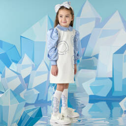 آدي-جوارب قطن لون أبيض للبنات | Childrensalon Outlet