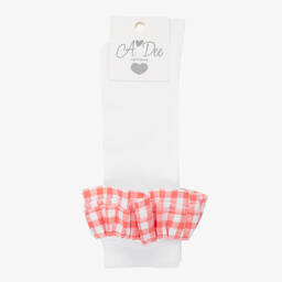 A Dee-Бело-розовые гольфы для девочек | Childrensalon Outlet