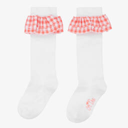 A Dee-Бело-розовые гольфы для девочек | Childrensalon Outlet