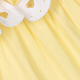 A Dee-Girls Yellow Cotton Dress | Childrensalon Outlet