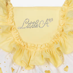 A Dee-Girls Yellow Cotton Dress | Childrensalon Outlet