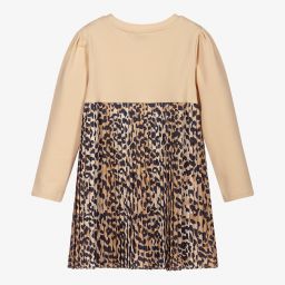 A Dee-Ivory Leopard Cotton Dress | Childrensalon Outlet