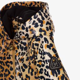 A Dee-Leopard Print Hooded Raincoat | Childrensalon Outlet
