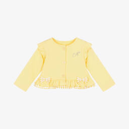 A Dee-Little Girls Gingham Ruffle Knitwear | Childrensalon Outlet