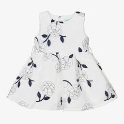 Abel & Lula-Белое платье из органзы с вышивкой | Childrensalon Outlet