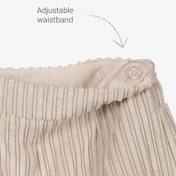 Abel & Lula-Beige Wide Leg Trousers | Childrensalon Outlet