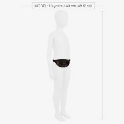 Abel & Lula-Black Sequin Belt Bag (22cm) | Childrensalon Outlet